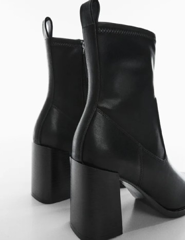 Botine Mango, negru