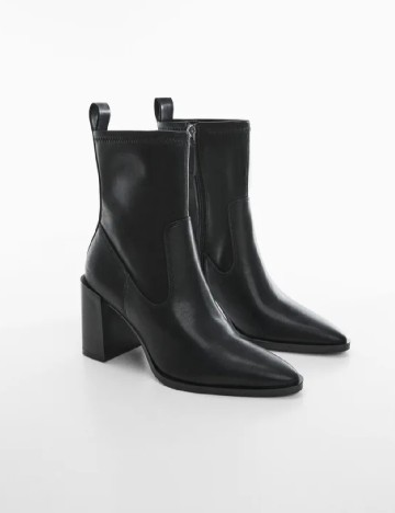 Botine Mango, negru