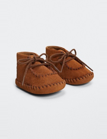 Pantofi Mango Kids, maro