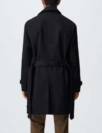 Trench Mango, negru