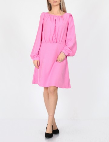 Rochie scurta Vero Moda, fucsia