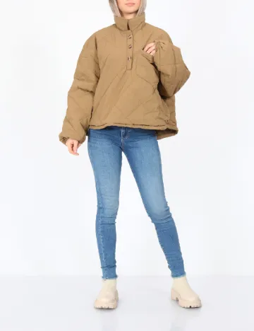 Jacheta Oversize Vero Moda, maro Maro