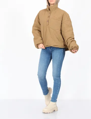 Jacheta Oversize Vero Moda, maro Maro