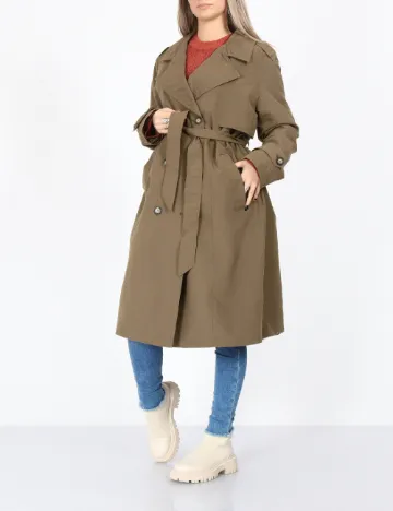 Trench Vero Moda, verde Verde