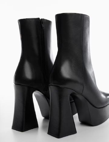 Botine Mango, negru