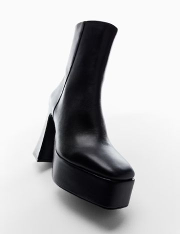 Botine Mango, negru