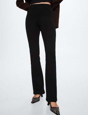 Pantaloni Mango, negru