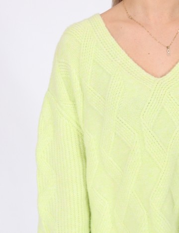 Pulover Oversize Vero Moda, verde