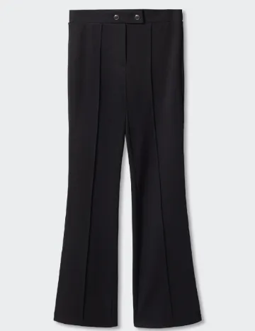 Pantaloni Mango, negru Negru