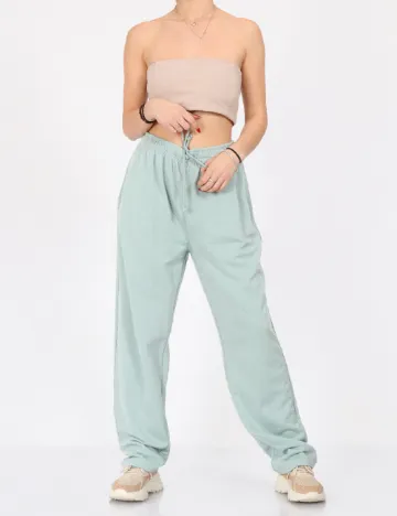 Pantaloni Vero Moda, turcoaz Albastru