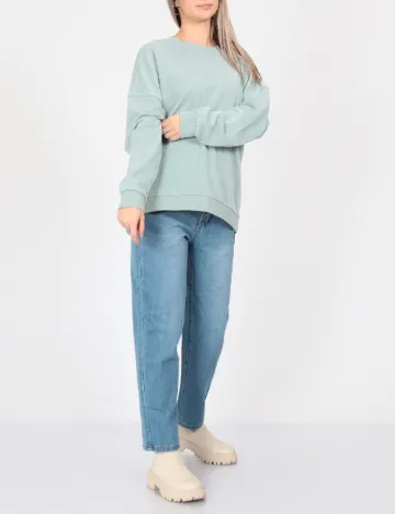 Bluza Oversize Vero Moda, turcoaz Albastru