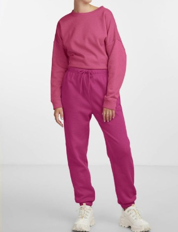 Pantaloni Pieces, magenta