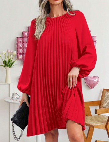 Rochie scurta SHEIN, rosu