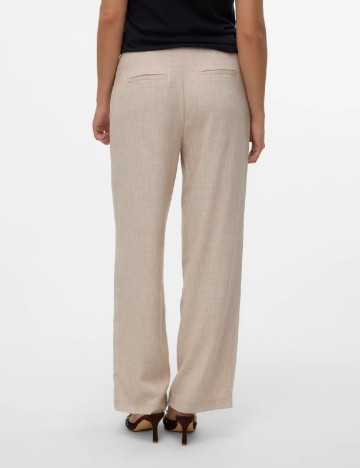 Pantaloni Aware by Vero Moda, bej