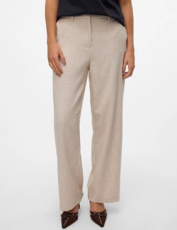 Pantaloni Aware by Vero Moda, bej