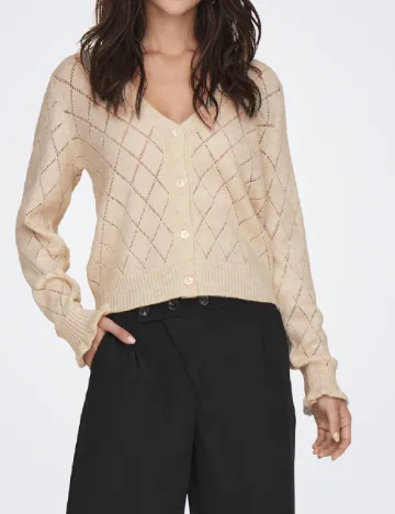 Cardigan Jacqueline de Yong, crem Crem