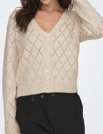 Cardigan Jacqueline de Yong, crem Crem