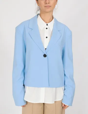 Sacou Vero Moda, bleu Albastru