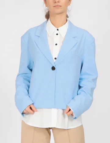 Sacou Vero Moda, bleu Albastru