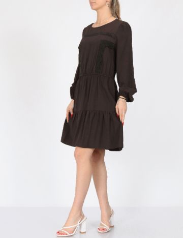 Rochie scurta Vero Moda, maro