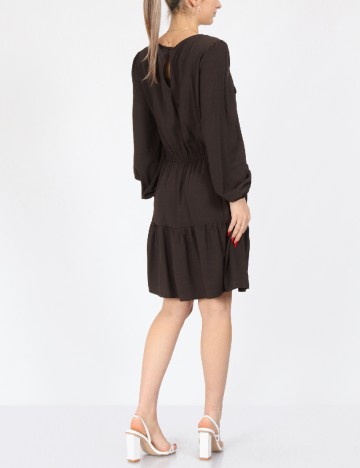 Rochie scurta Vero Moda, maro