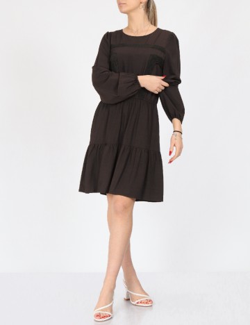 Rochie scurta Vero Moda, maro