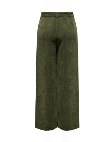 Pantaloni Jacqueline de Yong, verde inchis