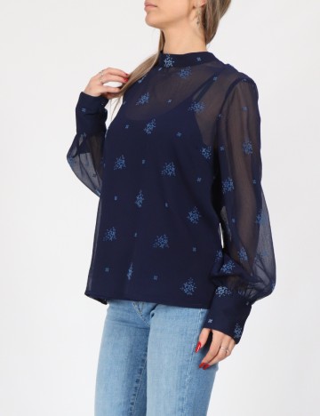 Bluza Vero Moda, bleumarin