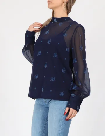 Bluza Vero Moda, bleumarin Albastru