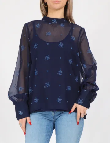 Bluza Vero Moda, bleumarin Albastru