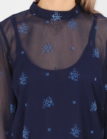 Bluza Vero Moda, bleumarin