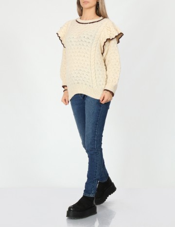 Pulover Vero Moda, crem