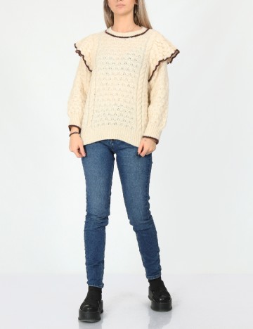 Pulover Vero Moda, crem