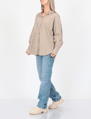 Camasa Oversize Aware by Vero Moda, maro