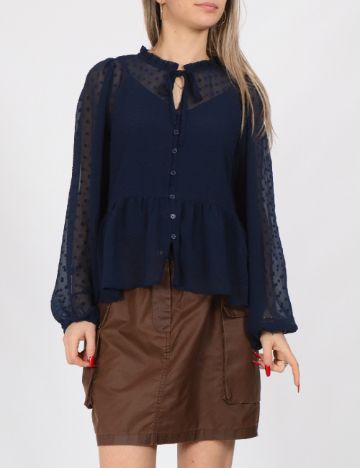 Bluza Vero Moda, bleumarin