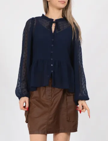 Bluza Vero Moda, bleumarin Albastru