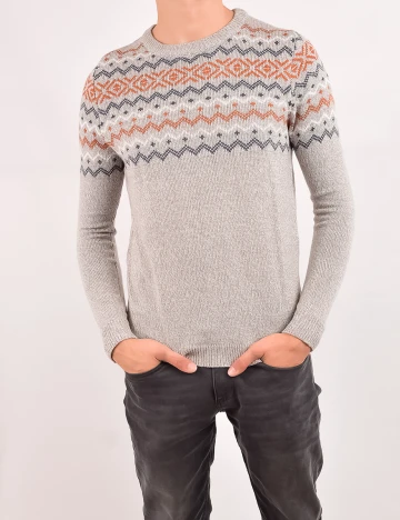 Pulover Pull&Bear, gri