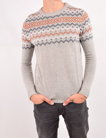 Pulover Pull&Bear, gri