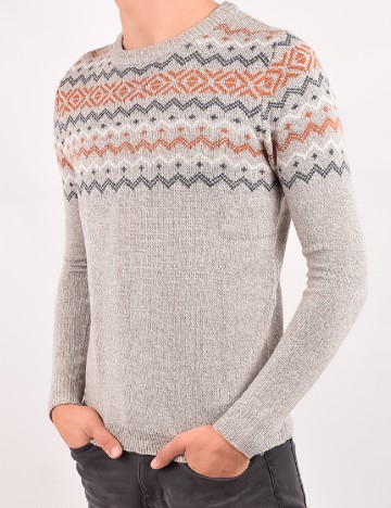 Pulover Pull&Bear, gri