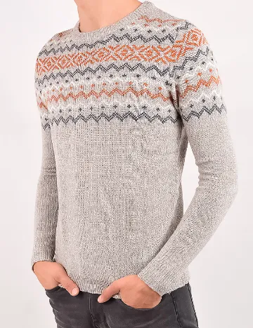 Pulover Pull&Bear, gri