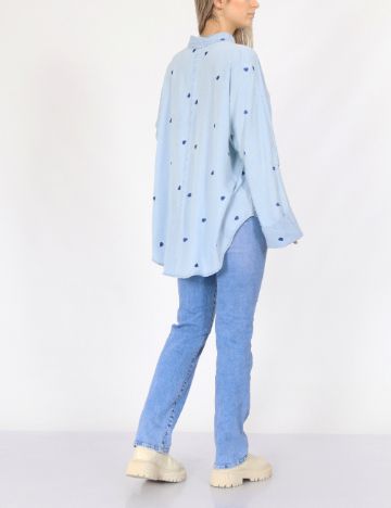 Camasa Oversize Only, bleu