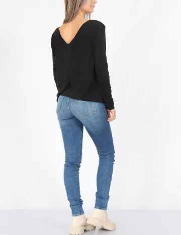 Bluza Jacqueline de Yong, negru Negru