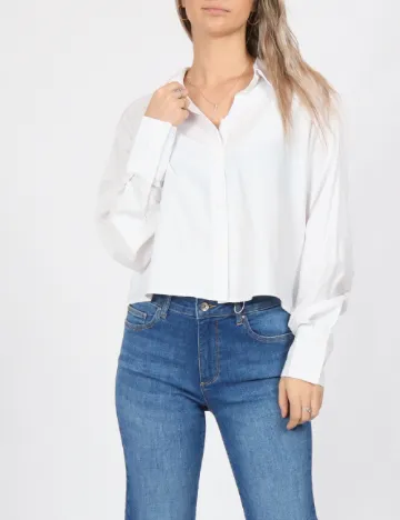 Camasa Oversize Vero Moda, alb Alb