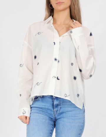 Camasa Oversize Vero Moda, alb