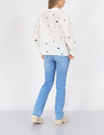 Camasa Oversize Vero Moda, alb