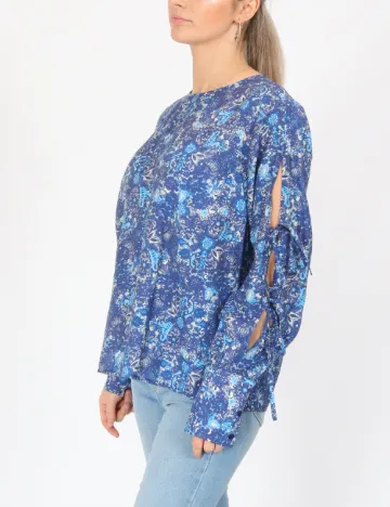 Bluza Oversize Vero Moda, albastru Albastru