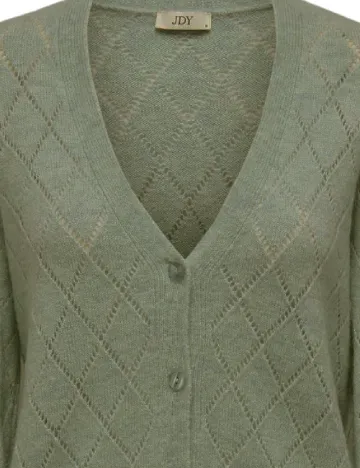 Cardigan Jacqueline de Yong, verde Verde