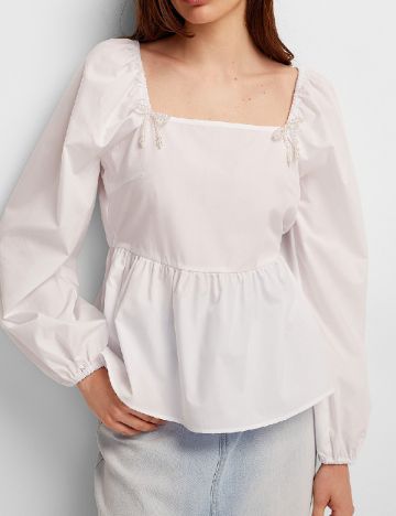 Bluza Vero Moda, alb