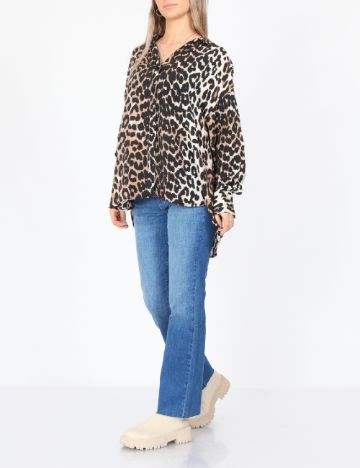 Camasa Oversize Vero Moda, animal print