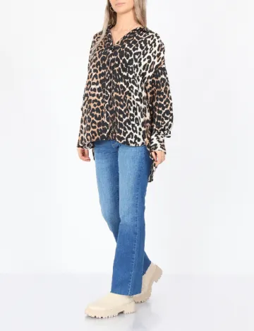 Camasa Oversize Vero Moda, animal print Animal print